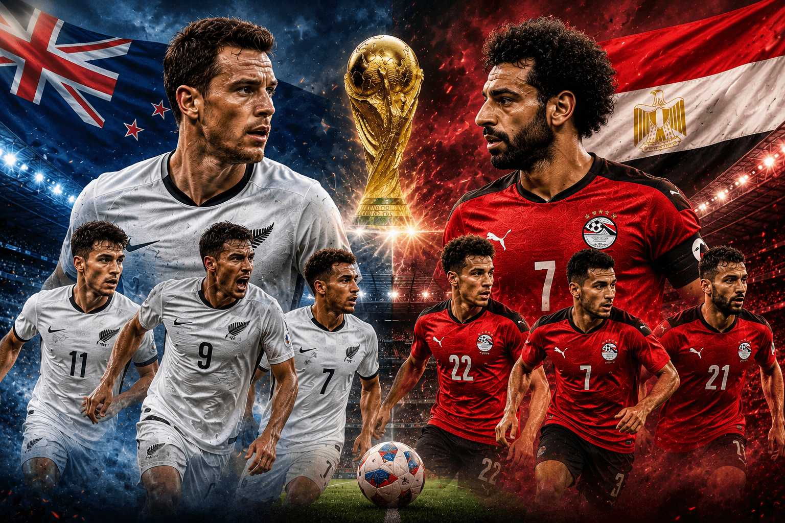 วิเคราะห์บอลโลก 2026 : นิวซีแลนด์ vs อียิปต์ ศึกชี้ชะตากลุ่ม G ลุ้นชัยแรกสู่รอบน็อกเอาต์